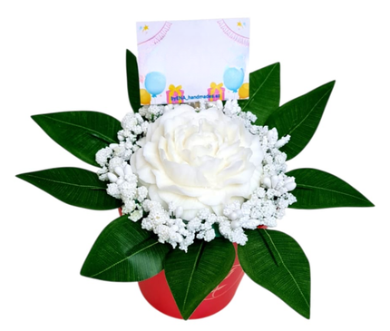 Handmade candle bouquet