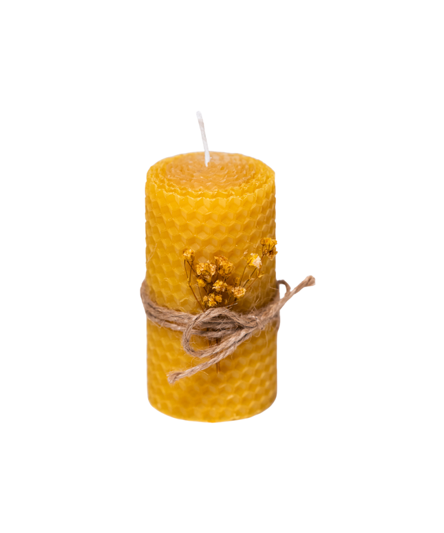 Beeswax candle